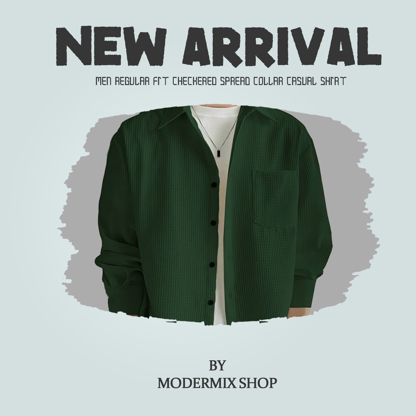 Men Regular Fit Checkered Spread Collar Casual Shirt