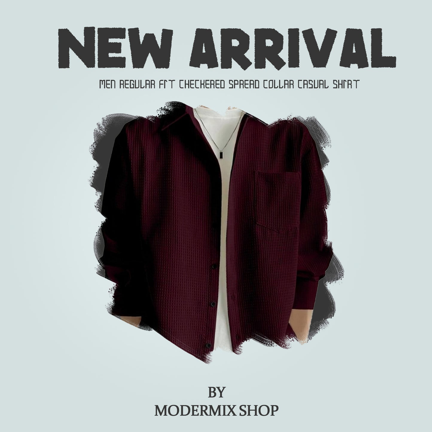 Men Regular Fit Checkered Spread Collar Casual Shirt